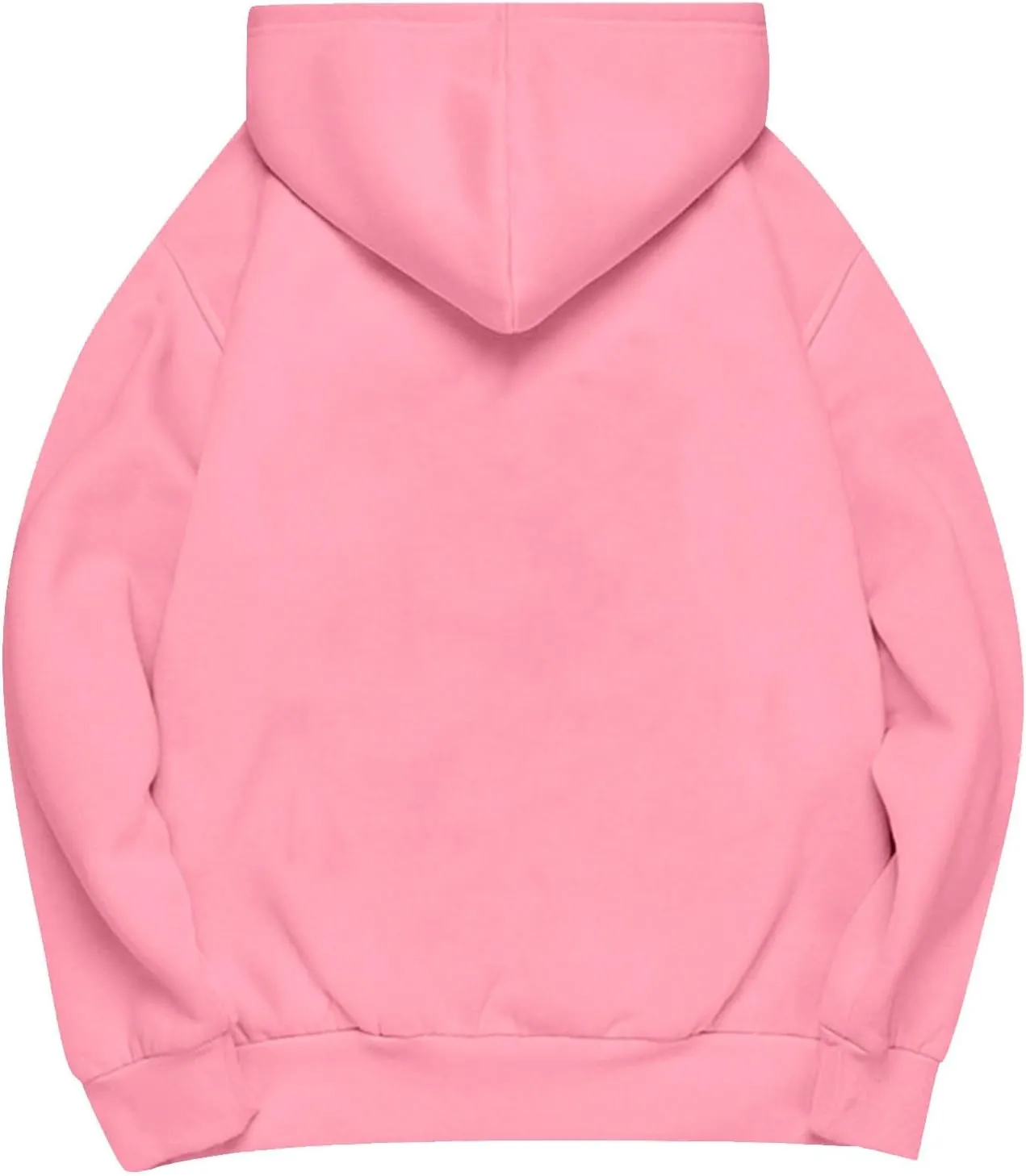 Womens Oversized Hoodie Sweatshirts Plus Size Drop Shoulder Y2K Hoodies Lightweight Drawstring Pullover with Pockets