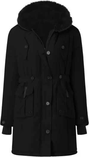 Womens Puffer Parka Jacket Coat Lapel Collar Long Sleeve Jacket Vintage Thicken Coat Jacket Womens Lightweight Down