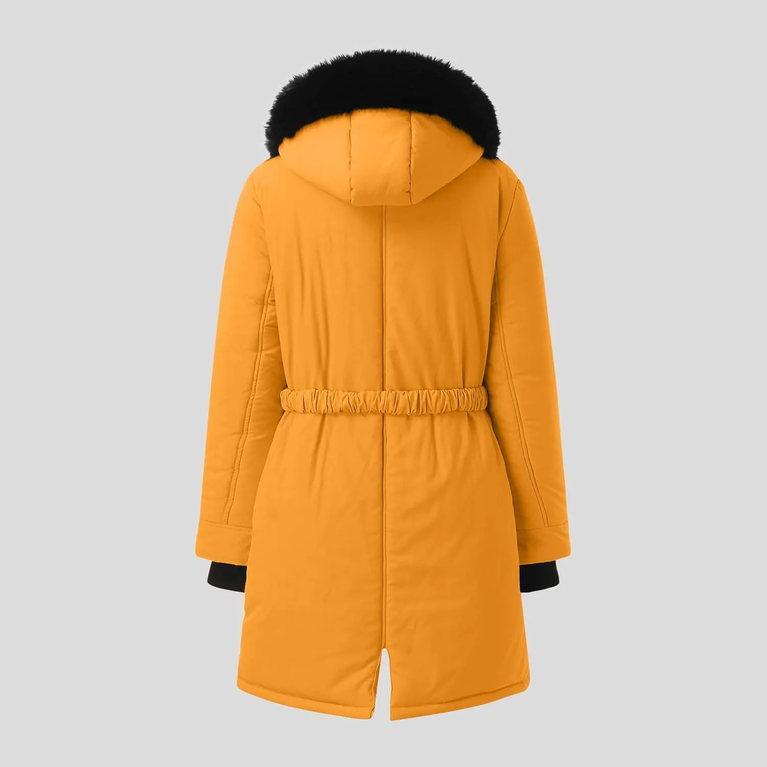 Womens Puffer Parka Jacket Coat Lapel Collar Long Sleeve Jacket Vintage Thicken Coat Jacket Womens Lightweight Down
