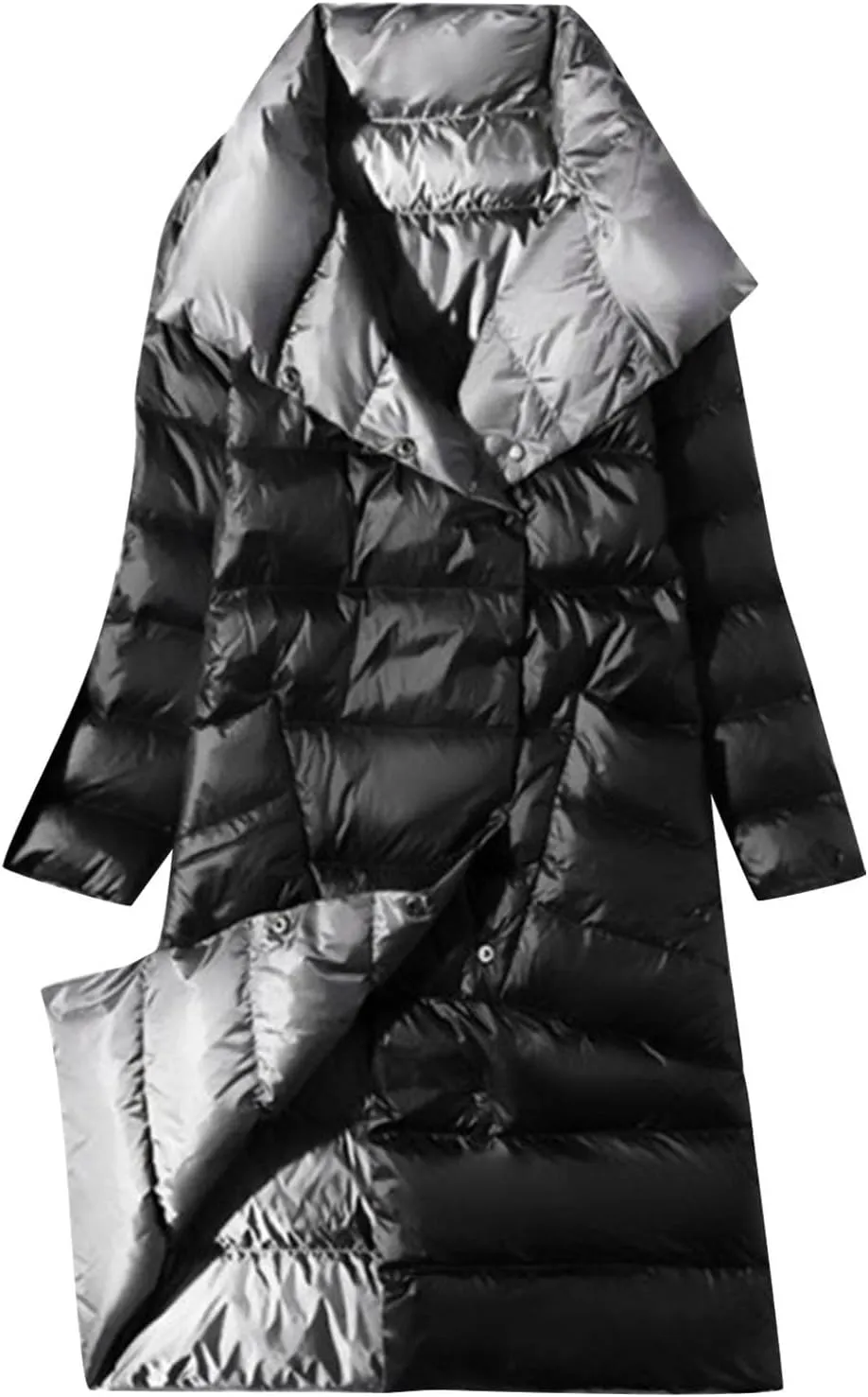 Womens Winter Coats Plus Size Waterproof Long Winter Coat Warm Puffer Jacket Thickened Down Parka Maxi Coat