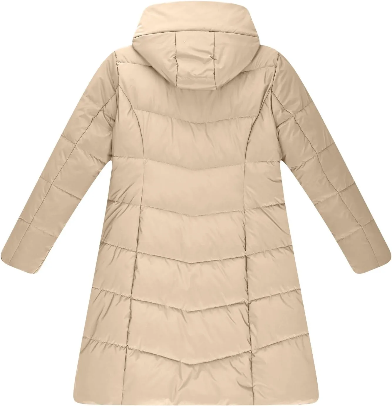 Women's Winter Jacket Plus Size Sherpa Fleece Lined Down Jacket Heavyweight Warm Parka Thicken Puffer Coat with Hood