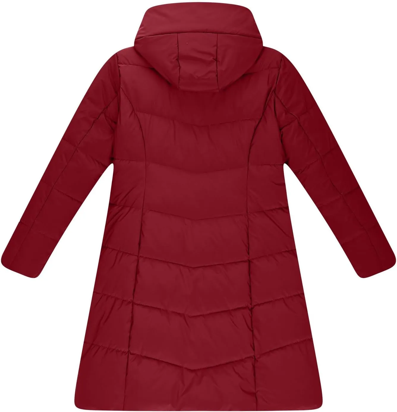 Women's Winter Jacket Plus Size Sherpa Fleece Lined Down Jacket Heavyweight Warm Parka Thicken Puffer Coat with Hood