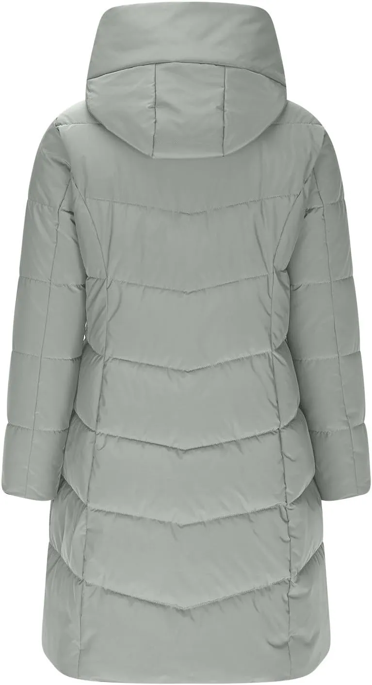 Women's Winter Jacket Plus Size Sherpa Fleece Lined Down Jacket Heavyweight Warm Parka Thicken Puffer Coat with Hood