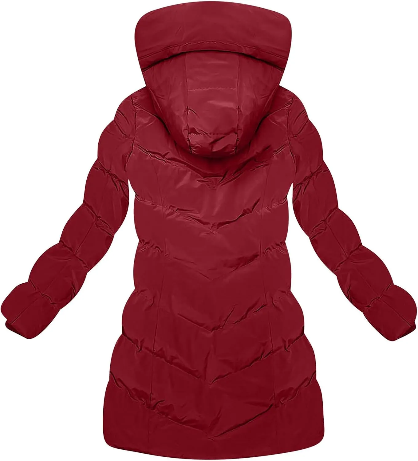 Women's Winter Jacket Plus Size Sherpa Fleece Lined Down Jacket Heavyweight Warm Parka Thicken Puffer Coat with Hood