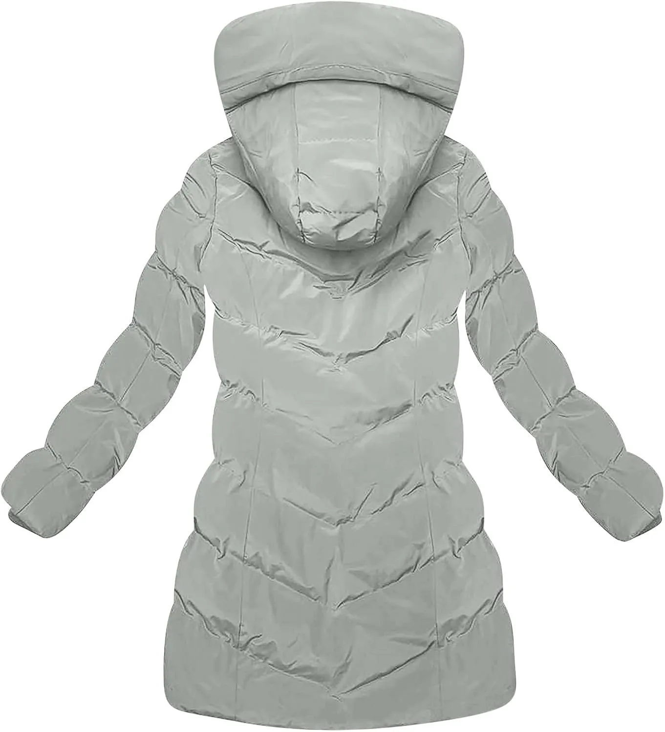 Women's Winter Jacket Plus Size Sherpa Fleece Lined Down Jacket Heavyweight Warm Parka Thicken Puffer Coat with Hood