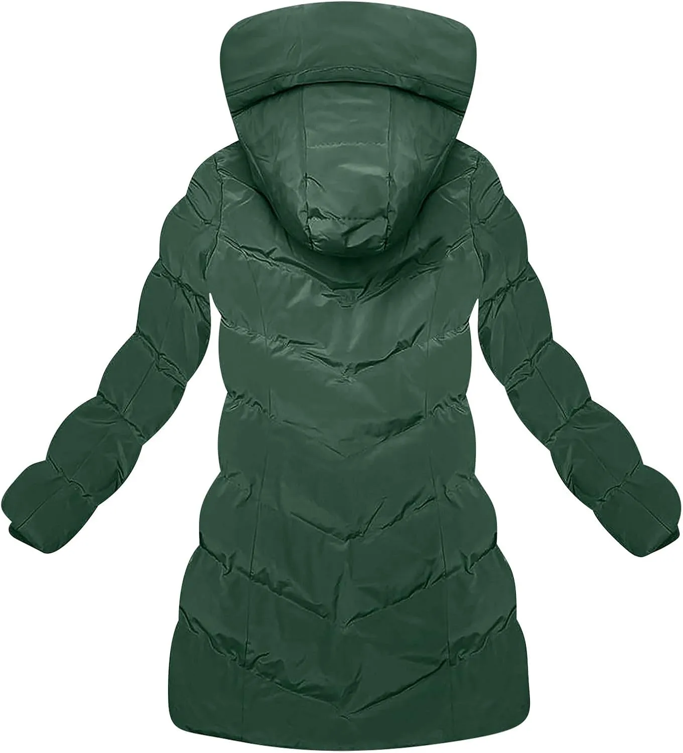 Women's Winter Jacket Plus Size Sherpa Fleece Lined Down Jacket Heavyweight Warm Parka Thicken Puffer Coat with Hood