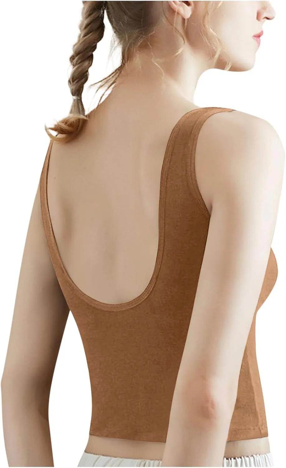 Womens Yoga Tank Tops Sleeveless Round Neck Cropped Vests Elastic Skinny Solid Color Casual Sporting Fitness Camisoles