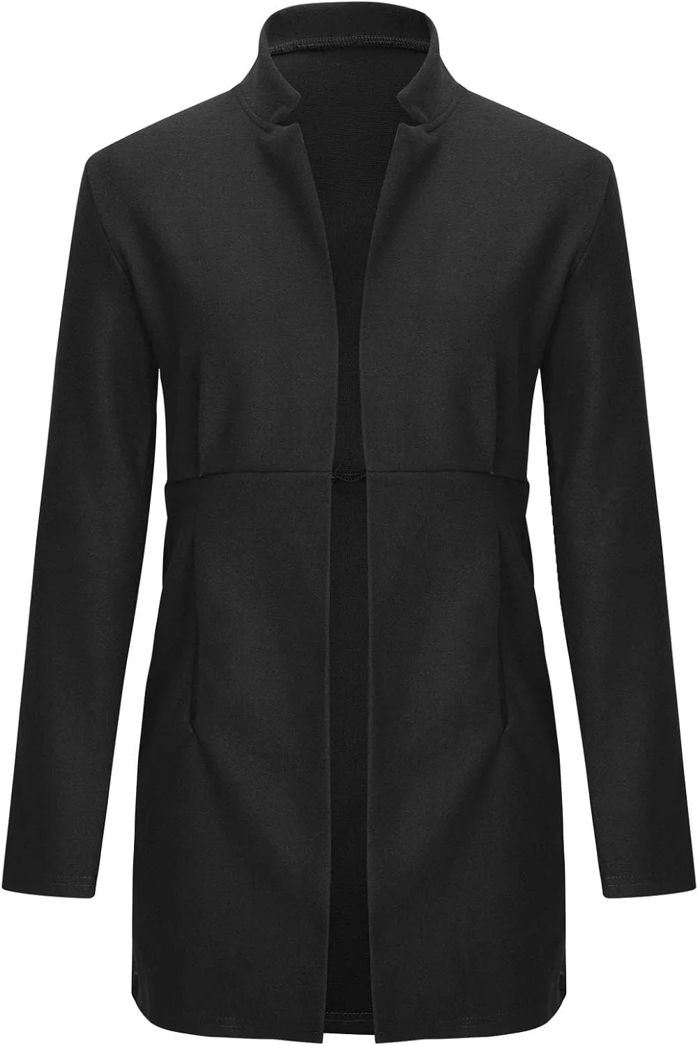 Wool Trench Coats For Women Winter Fall Fashion Notch Collar Pea Coats Plus Size Jackets Casual Walker Coat